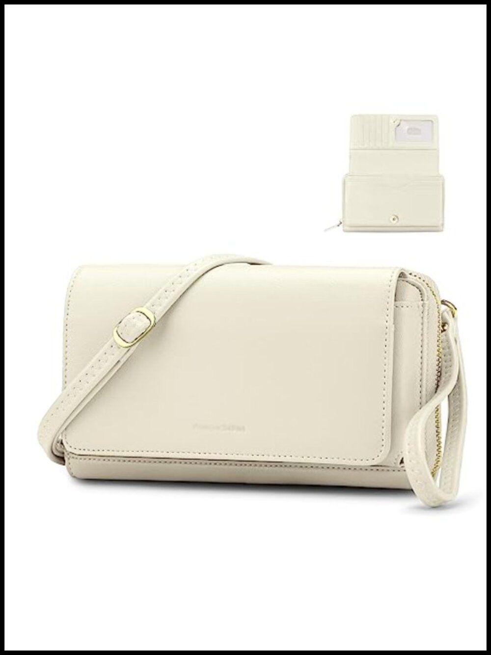 Wristlet Wallet Crossbody Purse - RFID Clutch Handbag for Women